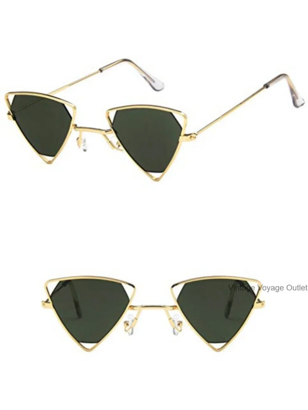 Retro Cat Eye Sunglasses Metal Frame UV Protection Polarized